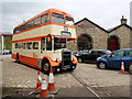 SD8010 : Preserved Bus outside the Castlecroft Goods Warehouse by David Dixon