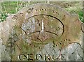 TG5210 : 19th century gravestone (detail) by Evelyn Simak