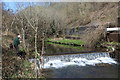 SO1707 : Weir, River Ebbw near Parkway Station by M J Roscoe