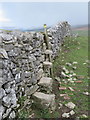 SD8067 : Stone stile on the Dales High Way by John S Turner