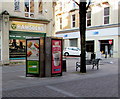 ST3187 : Phonebox adverts, Commercial Street, Newport by Jaggery