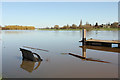 SK7958 : River Trent in flood by Richard Croft