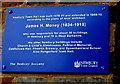 SU4767 : Newbury Town Hall blue plaque by Jaggery