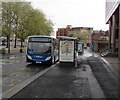 ST3088 : Queensway bus and bus shelter, Newport by Jaggery