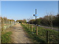 NZ3751 : Cycle path alongside the A19 near Sunderland by Malc McDonald