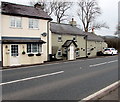 SN9926 : Houses adjoining Tai'r Bull, Libanus, Powys by Jaggery