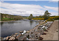 NH3303 : River Oich, by Cullochy Weir by Craig Wallace