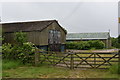 TM2154 : Derelict farm yard at Catts Hill Farm, Clopton by Simon Mortimer