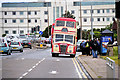 SD4364 : White Lady Outside the Midland in Morecambe by David Dixon