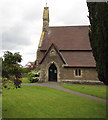 SO5219 : Path to Christ Church, Llangrove, Herefordshire  by Jaggery