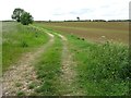 SP3335 : Farmland track  by Philip Halling