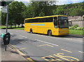 SO1403 : Yellow coach, White Rose Way, New Tredegar by Jaggery