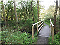 SE2641 : A footbridge in Golden Acre Park by Stephen Craven