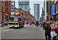 SJ8398 : Fire Engine on Deansgate, Manchester Day 2019 by David Dixon