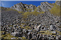 NG9312 : Boulder field below The Saddle by Ian Taylor