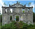 NS3881 : The ruins of Woodbank House by Lairich Rig