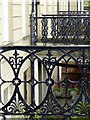 NS5767 : Cast iron railings, Belmont Street, Hillhead by Alan Murray-Rust