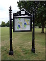 TM1179 : Diss Town Map at Diss Park by Geographer