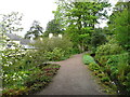 SN5822 : Path in the Jubilee Garden, Aberglasney by Humphrey Bolton