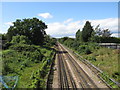 TQ4393 : Central Line tracks at Chigwell by Malc McDonald