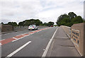 NJ0158 : A96 road, over Findhorn Bridge by Craig Wallace