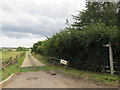 TL5400 : Public footpath on driveway, Stanford Rivers, near Ongar by Malc McDonald