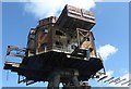 TR0779 : Red Sands Maunsell Fort - Control Tower close-up by Rob Farrow