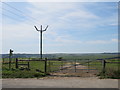 TQ3210 : Footpath and gate near Brighton by Malc McDonald