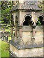 SK5459 : Mansfield Cemetery, Wildman memorial, detail by Alan Murray-Rust