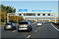 TL0817 : Northbound M1 at Junction 10 by David Dixon