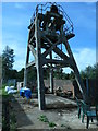 SE3900 : Winding shaft headgear, Hemingfield colliery, from the south-east by Christine Johnstone