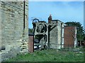 SE3900 : The two engine houses at Hemingfield colliery by Christine Johnstone