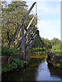 SJ9850 : Oakmeadowford Liftbridge south-east of Cheddleton in Staffordshire by Roger  D Kidd