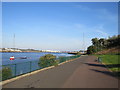 NZ3365 : Riverside path, Jarrow by Malc McDonald