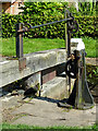 SJ9688 : Lock gear at Marple Locks No 10, Stockport by Roger  D Kidd