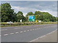 SO8820 : A40 near to Gloucestershire Airport by David Dixon