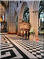 SO8454 : The Nave Pulpit, Worcester Cathedral by David Dixon