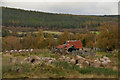 NH5590 : Disused Barn at Wester Dounie, Strath Carron, Ross-shire by Andrew Tryon