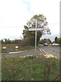 TL7720 : Roadsign on Bulford Mill Lane by Geographer