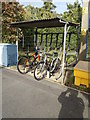 TL7720 : Cycle Park at Cressing Railway Station by Geographer