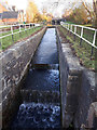 SJ7659 : Cascade at lock 62, Trent and Mersey Canal by Stephen Craven