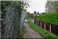 SO5809 : Site of Milkwall station from the trackbed by John Winder