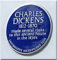 TV5999 : Blue Plaque: Charles Dickens by Gerald England