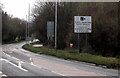 ST4290 : Bilingual sign alongside the A48, Penhow by Jaggery