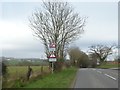 SY3099 : Warning signs on A358, Chard Road, north of Axminster by David Smith