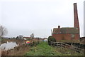 ST3332 : Westonzoyland Pumping Station and the River Parrett by Chris Allen