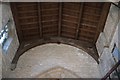 SK8723 : The  Church of St John the Baptist: Roof over the Nave above Chancel Arch by Bob Harvey