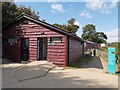 SZ0382 : Toilets above Middle Beach, Studland by Phil Champion