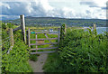 SN0540 : Gate along the Pembrokeshire Coast Path by Mat Fascione