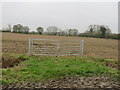 TL4727 : Gate in the countryside near Manuden by Malc McDonald